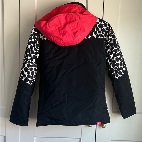 Roxy Girls DryFlight Snow/Ski Black and Pink Jacket | XL - Picture 4 of 6